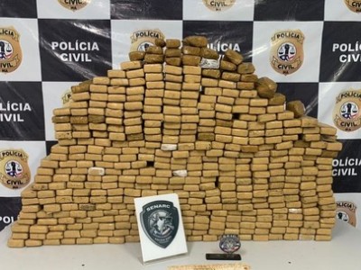 Dois foragidos da Justiça do RS são presos com mais de 300 tabletes de maconha no Maranhão
