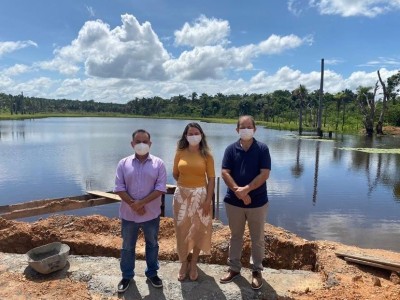 Secretário de Turismo Catulé Júnior vistoria obras na região dos Cocais 