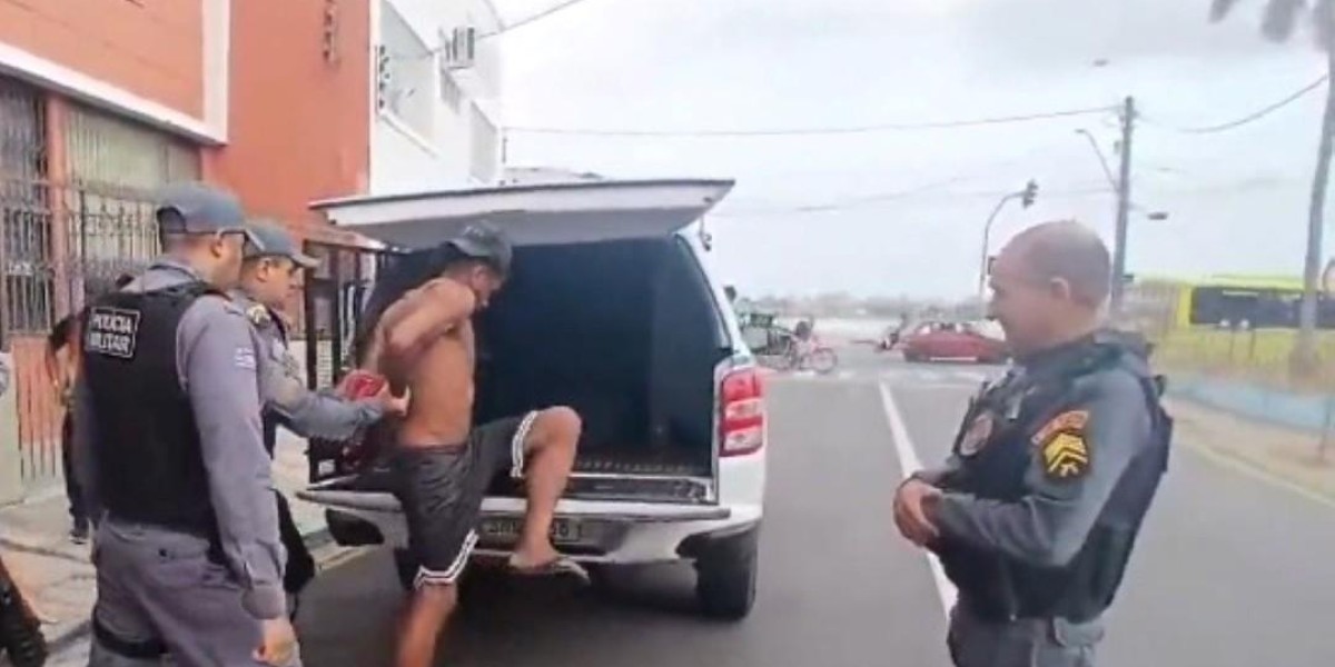 Vigilante flagra homem tentando furtar cabos de ar-condicionado no Centro de São Luís