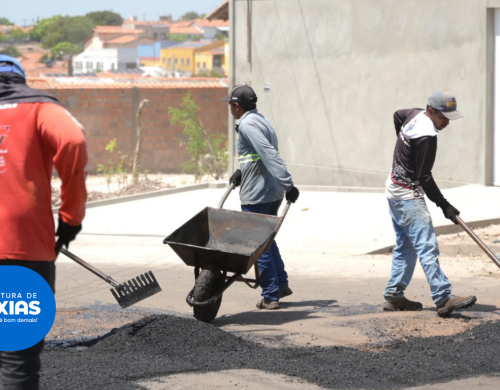 Caxias: Operação Tapa-Buracos é realizada no bairro Nova Caxias