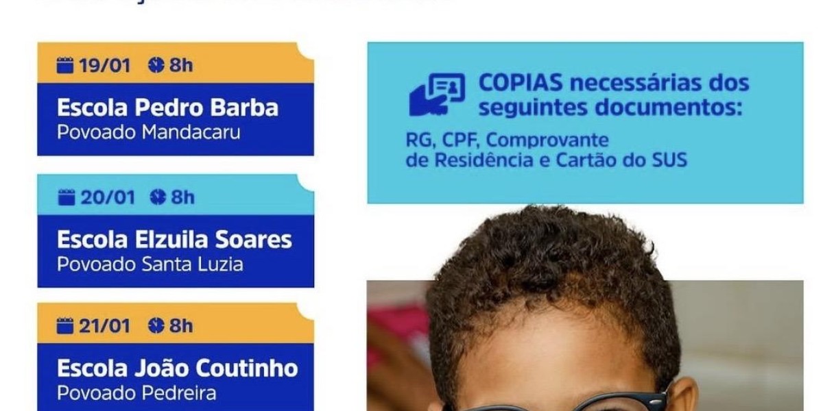 Prefeitura de Matões realiza mutirão oftalmológico com doação de óculos na sede e nos povoados