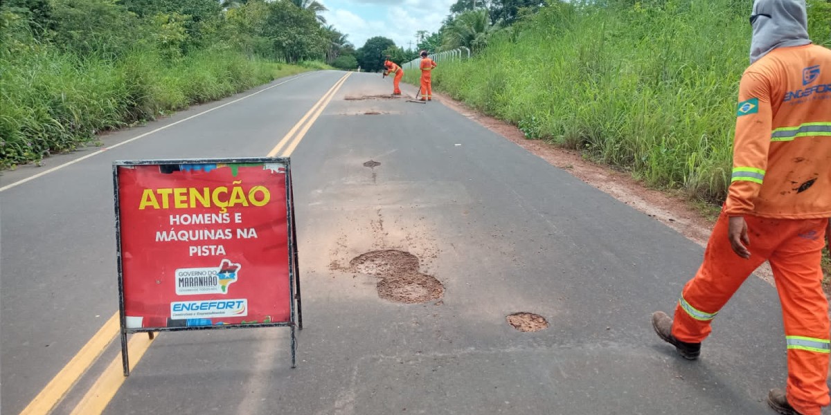 Governo executa operação Tapa Buracos na MA-127