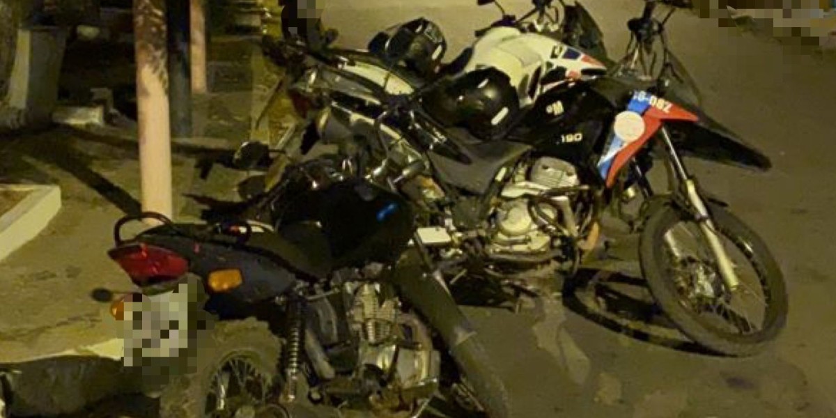 Esquadrão Águia recupera Motocicleta com restrição de roubo no Bairro Ponte durante operação Cidade Segura em Caxias-MA.
