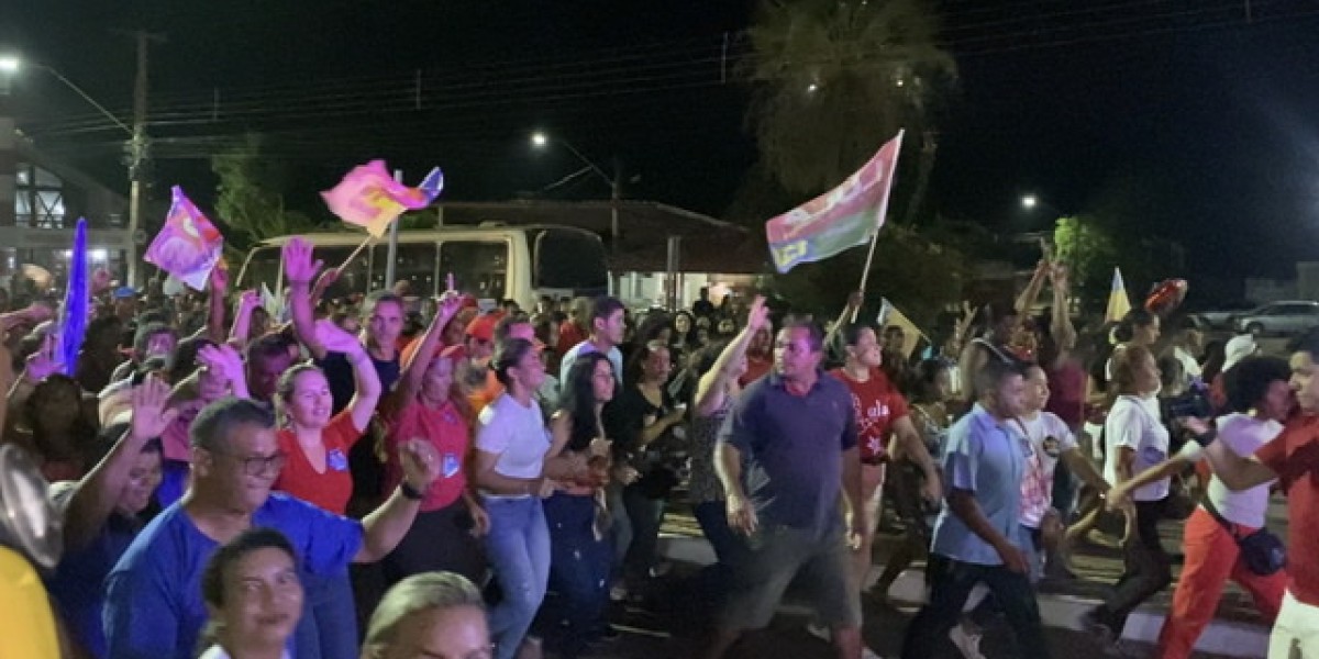 Josa Silva mostra força com carreata e comício em apoio às candidaturas de Brandão, Catulé Jr e Cléber Verde, em São João do Sóter