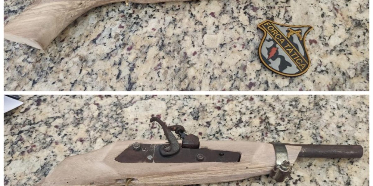 Guarnição do 2° Batalhão de Polícia Militar apreende arma de fogo na cidade de Caxias 