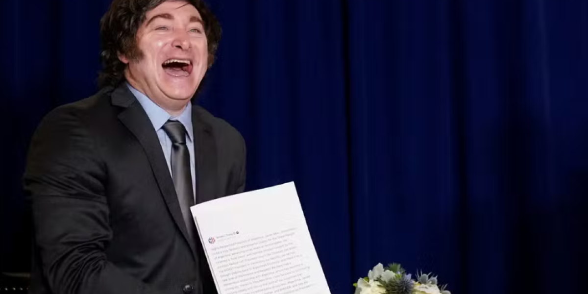 EUA confirmam acordo de US$ 20 bilhões para ajudar Argentina de Javier Milei