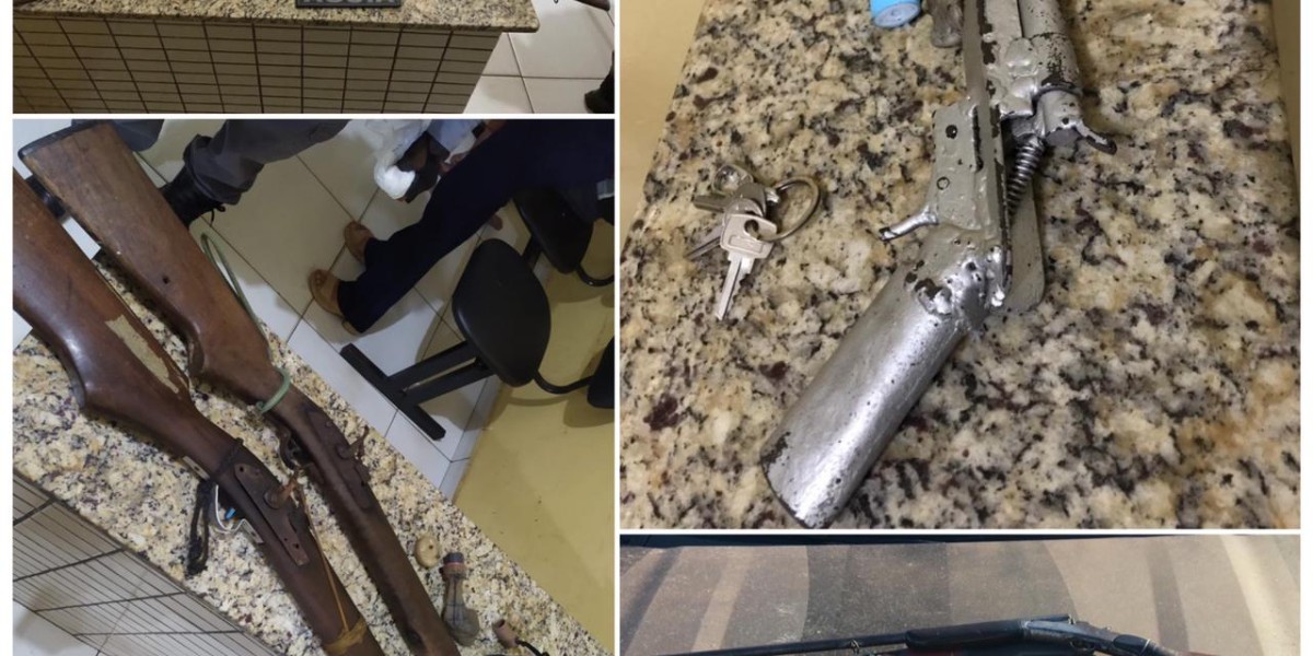 POLÍCIA MILITAR RETIRA CINCO ARMAS DE FOGO DE CIRCULAÇÃO