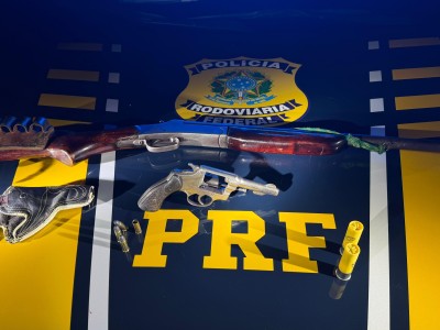 Ação na BR-316: PRF Intercepta Dupla de Moto e Apreende Armas Escondidas em Caxias (MA)