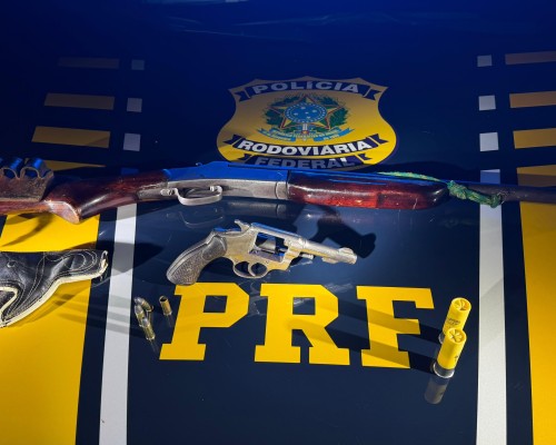 Ação na BR-316: PRF Intercepta Dupla de Moto e Apreende Armas Escondidas em Caxias (MA)