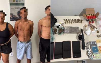 Suspeito de homicídio é preso com outras duas pessoas no Maranhão