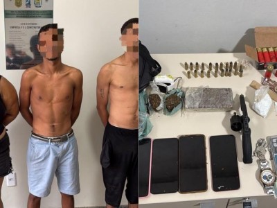 Suspeito de homicídio é preso com outras duas pessoas no Maranhão