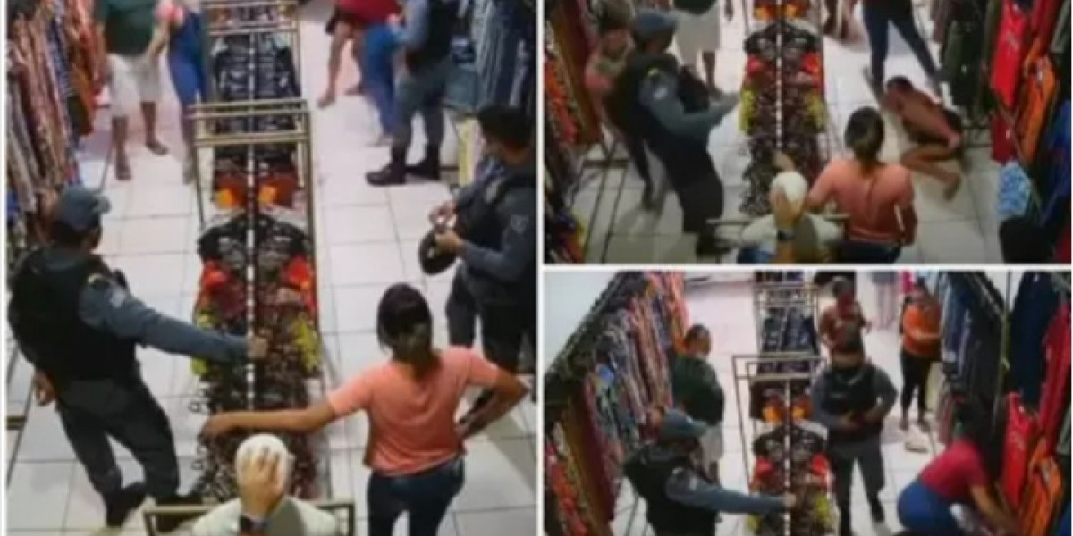 PMs que permitiram agressão a suposta ladra de roupas serão investigados no Maranhão