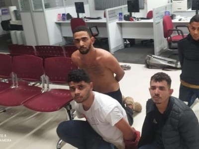 Quadrilha é presa em flagrante tentando roubar banco em Porto Franco