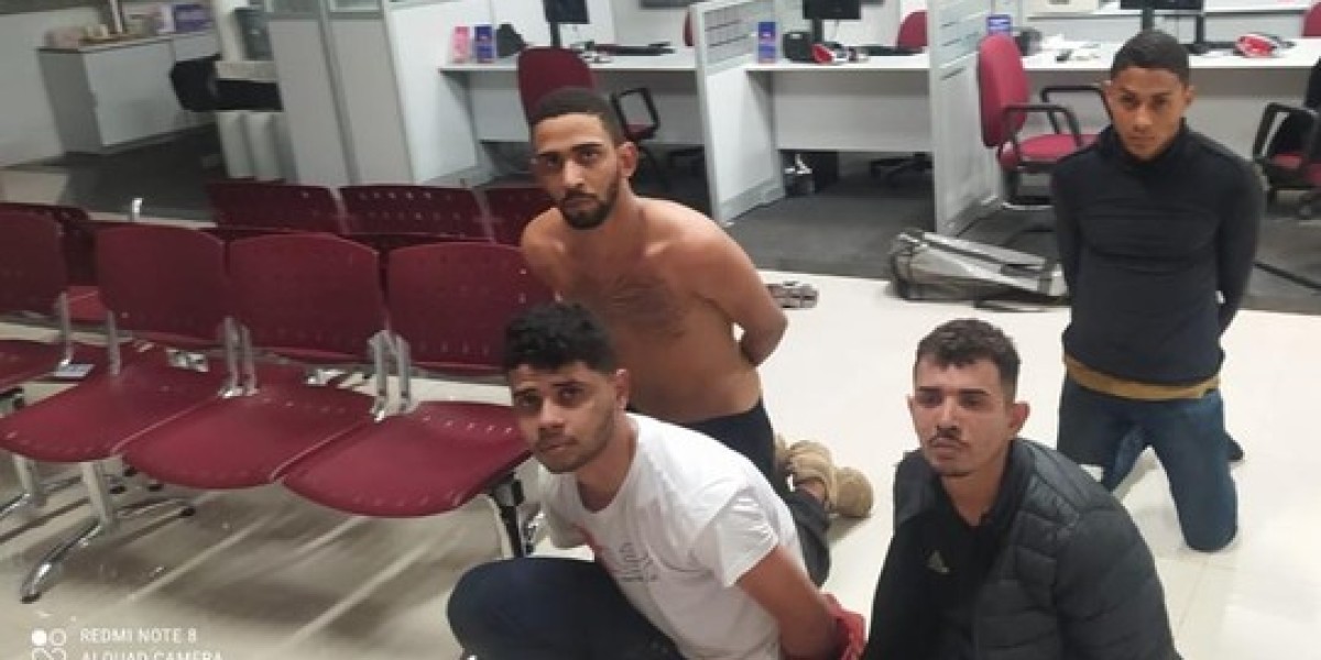 Quadrilha é presa em flagrante tentando roubar banco em Porto Franco
