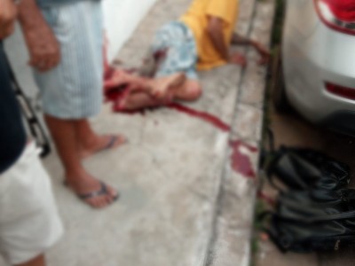 Assaltante é atropelado durante fuga em Caxias
