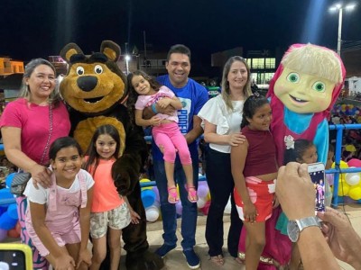 Prefeitura realiza festa em comemoração ao Dia das Crianças em Gonçalves Dias