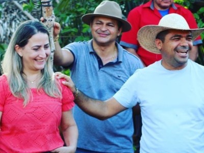 Prefeito e vice-prefeita participa de inauguração do primeiro Biodigestor instalado em Gonçalves Dias 