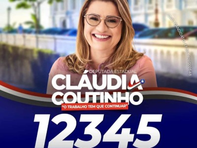 Candidata à deputada estadual Cláudia Coutinho mostra a força da mulher na política maranhense 