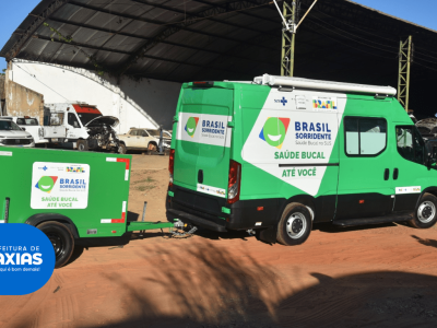 Prefeitura de Caxias reforça saúde bucal com Odontomóvel do Programa Brasil Sorridente do Governo Federal