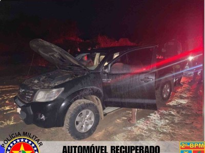 Esquadrão Águia recupera automóvel no bairro Pirajá durante operação saturação realizada em Caxias