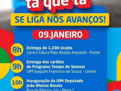 Prefeitura de Caxias e Governo do Estado realizam entregas aos caxienses nesta sexta-feira (09)