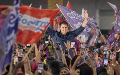 Por Todo Maranhão - Leste maranhense abraça pré-candidatura de Orleans Brandão em ato com mais de 10 mil pessoas em Timon