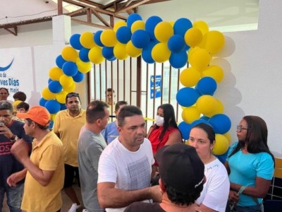 Prefeito Toinho Patioba, inaugura escola no povoado Japãozinho, em Gonçalves Dias