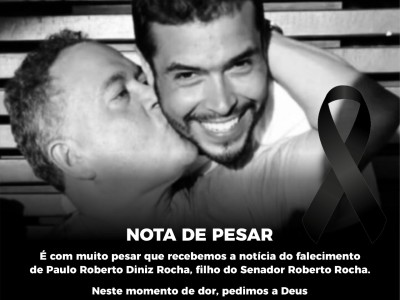 Prefeito  Zé Francisco emite nota de pesar pelo falecimento do filho do senador Roberto Rocha