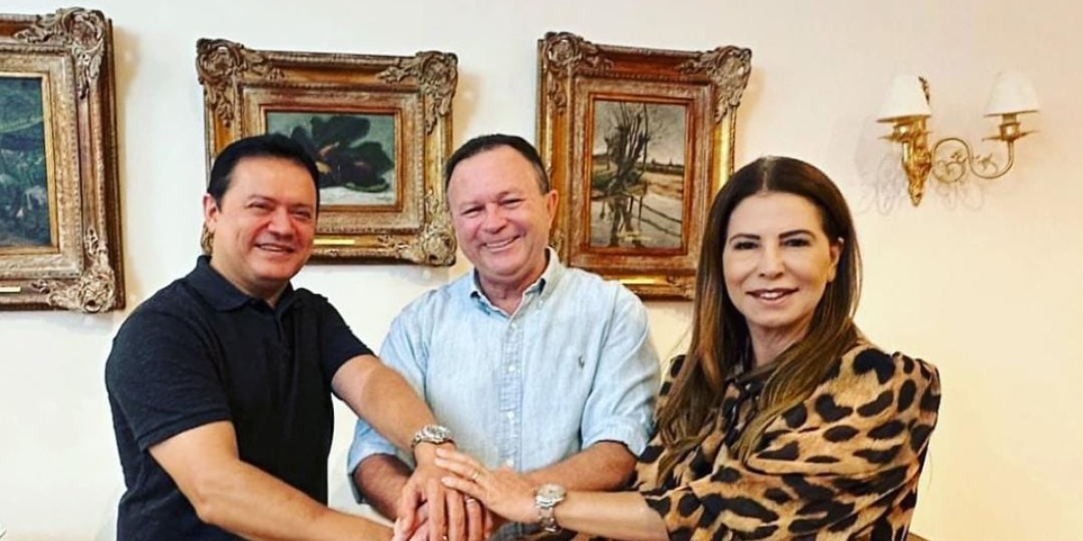 Deputada Abgail Cunha e Prefeito Rigo Teles são recebidos por Carlos Brandão no Palácio dos Leões