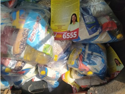 Casal é preso com cestas básicas, R$ 2 mil em espécie e material de campanha em Bacabeira