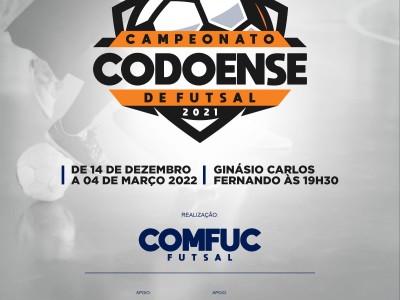 Prefeitura vai promover Campeonato Codoense de Futsal 