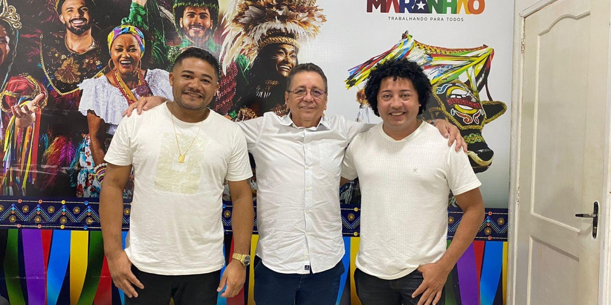Os secretários Edilson Pereira e Nino Gonçalves discutem Cultura e Comunicação em visita a Capital São Luís