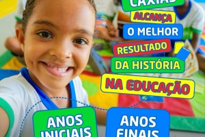 Caxias registra avanço histórico nos indicadores de qualidade da educação básica