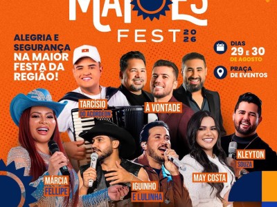 MATÕES FEST 2026 promete movimentar a cidade com dois dias de grandes shows e celebração