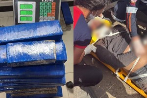 Polícia apreende mais de 130 kg de maconha após perseguição e capotamento em Bacabeira