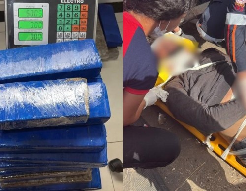 Polícia apreende mais de 130 kg de maconha após perseguição e capotamento em Bacabeira