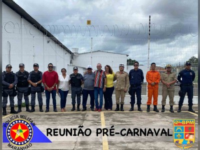 2º BPM Participa de visita técnica com os órgãos envolvidos no planejamento do Carnaval 2023 em Caxias (MA)