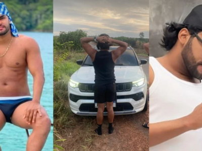 Foram encontradas  joias e veículos roubados com o influenciador Wathilla Santana 