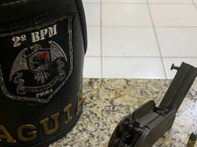 Após perseguição policial, dupla é detida com arma de fogo artesanal em Caxias