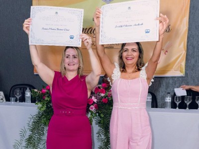 Prefeita eleita, Suane Dias e Josilda Andrade, são diplomadas, em Gonçalves Dias 