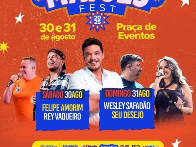 Matões Fest 2025 é anunciado com dois dias de festa e shows inesquecíveis