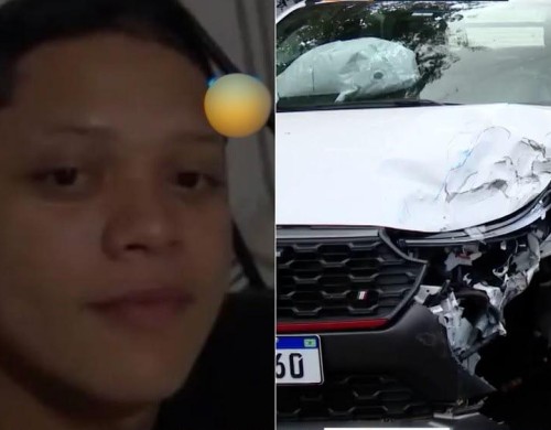 Acidente em Caxias termina com motociclista morto e motorista deixa local sem prestar socorro