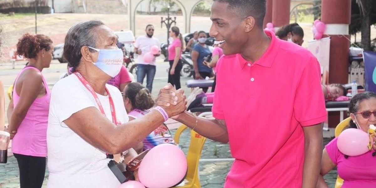 Vini Jansen participa de ação do outubro rosa no município de morros