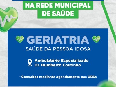 Pela primeira vez, gestão de Gentil Neto implanta atendimento em Geriatria na rede municipal de saúde de Caxias