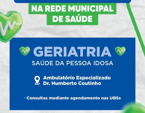 Pela primeira vez, gestão de Gentil Neto implanta atendimento em Geriatria na rede municipal de saúde de Caxias