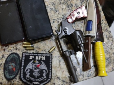 Polícia Militar realiza prisão de dupla suspeita de praticar assaltos em Caxias-MA.