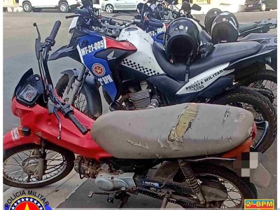 Polícia Militar localiza mais duas motocicletas roubadas em Caxias (MA)