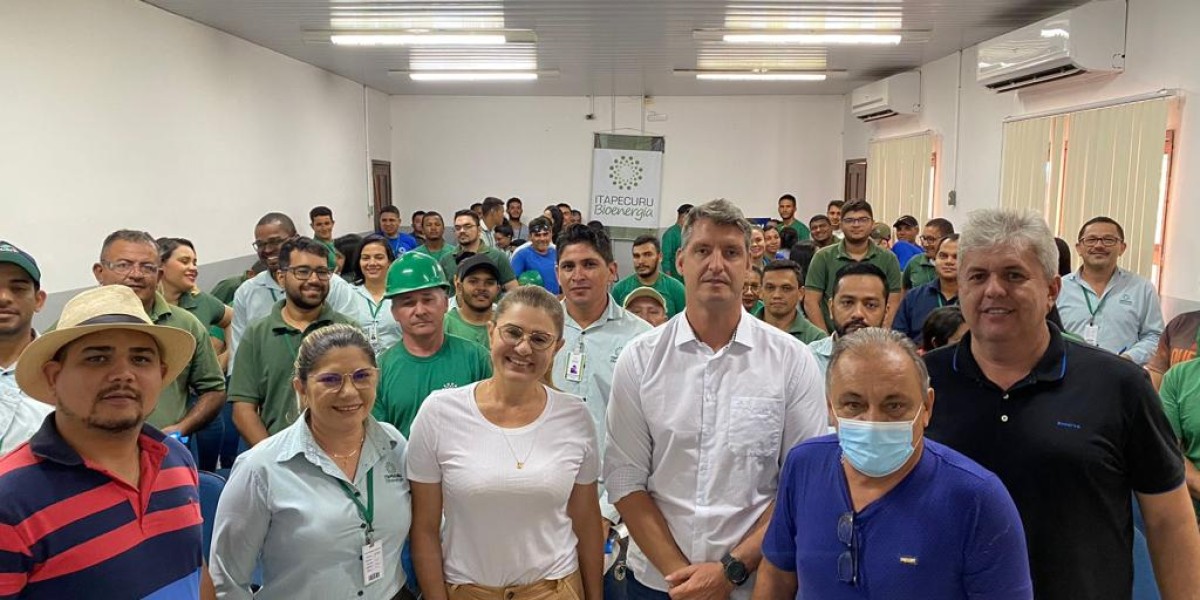Cláudia Coutinho se reúne com colaboradores do grupo TG Agroindustrial, em Aldeias Altas