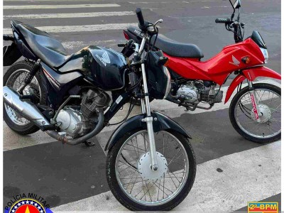 Polícia Militar recupera mais três motocicletas roubadas em Caxias (MA)