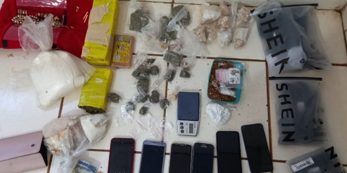 Casal de traficantes é preso com drogas e centenas de celulares no interior do Maranhão